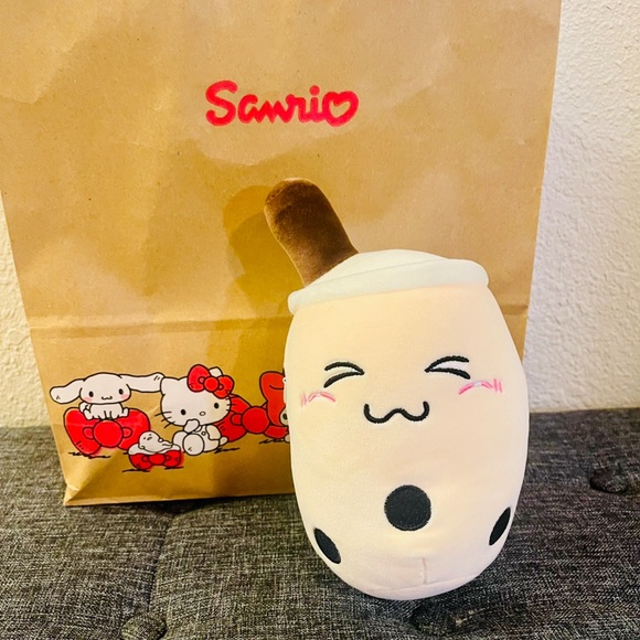 Boba Milk Tea Soft Plush/ Stuffy Light beige/ Tan Color - Picture 3 of 9